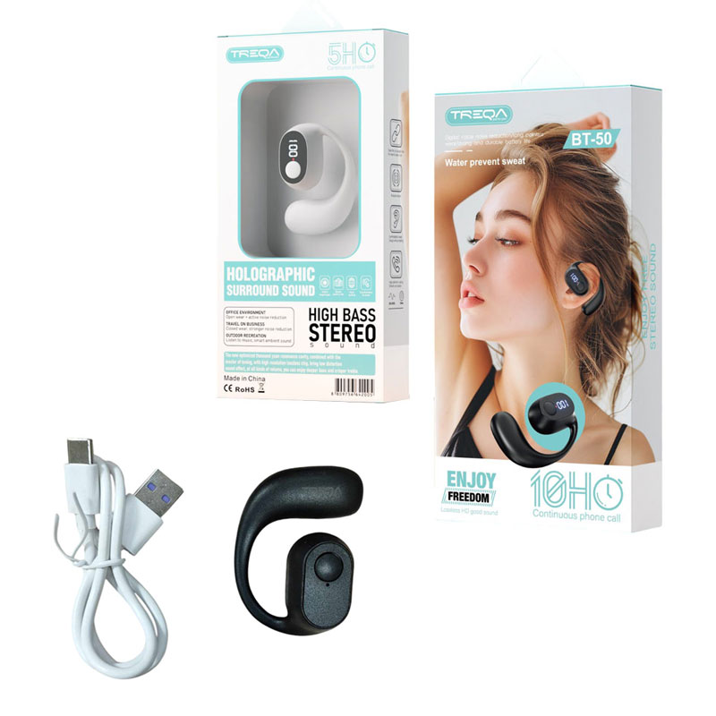 In-ear Bluetooth Handsfree Ασύρματο Ακουστικό BT-50 - Wireless Stereo Headset