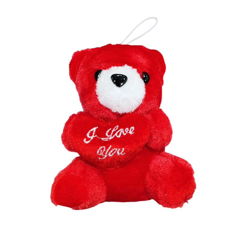 Λούτρινο Αρκουδάκι Αγίου Βαλεντίνου 15cm - Stuffed Bear