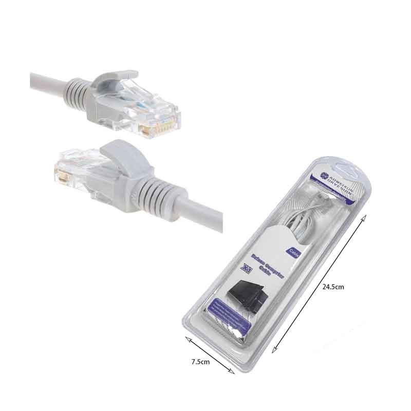AOWEIXUN Καλώδιο ethernet Cat.5e 3M - Deluxe Computer cable