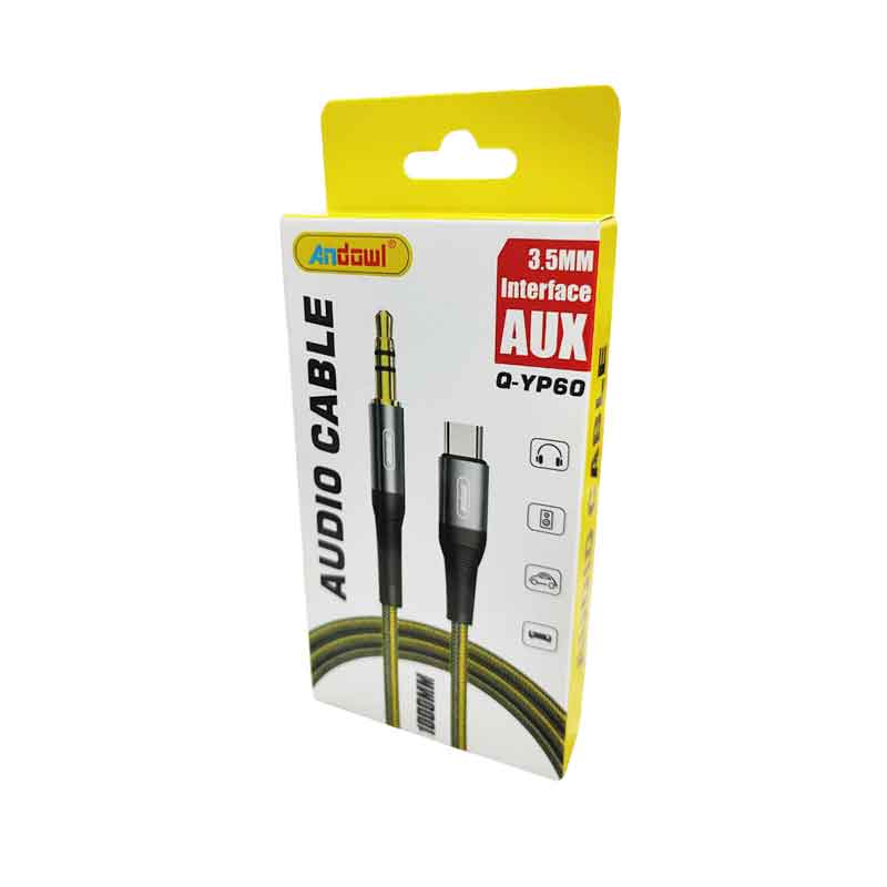 Andowl Καλώδιο ήχου Type-c σε AUX 3.5mm Q-YP60 - Audio Cable