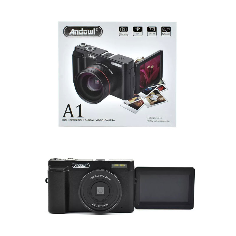 Ψηφιακή Φωτογραφική Μηχανή 8MP 4K Ultra HD 16x Digital WiFi Andowl A1