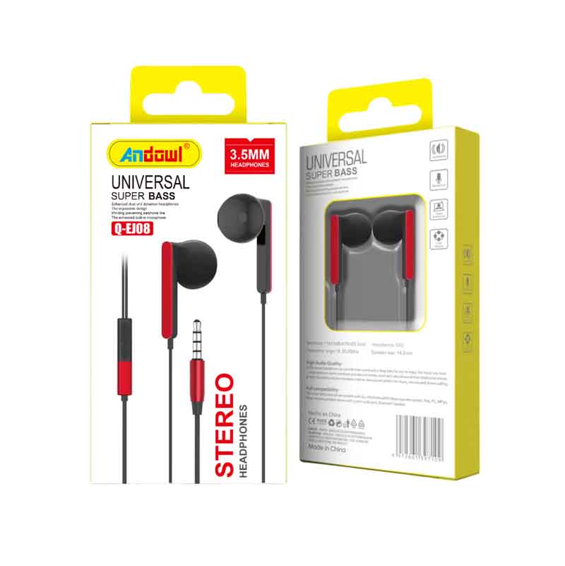 Andowl Ενσύρματα Ακουστικά με AUX 3.5mm Q-EJ08 - Earphone
