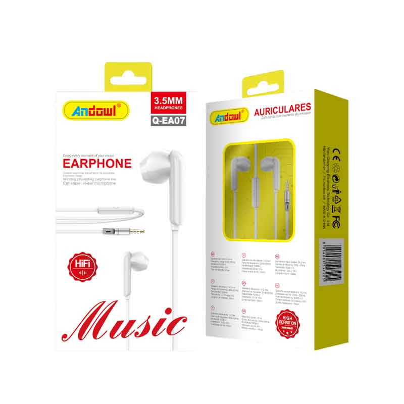 Andowl Ενσύρματα Ακουστικά με AUX 3.5mm Q-EA07 - Headphones