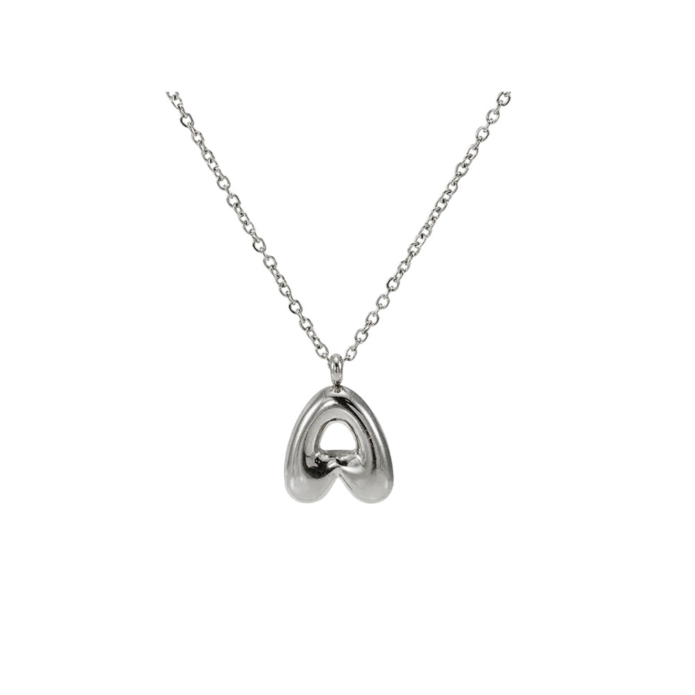 Γυναικείο Ατσάλινο Κολιέ Μονόγραμμα Α - Women's Steel Necklace Monogram A