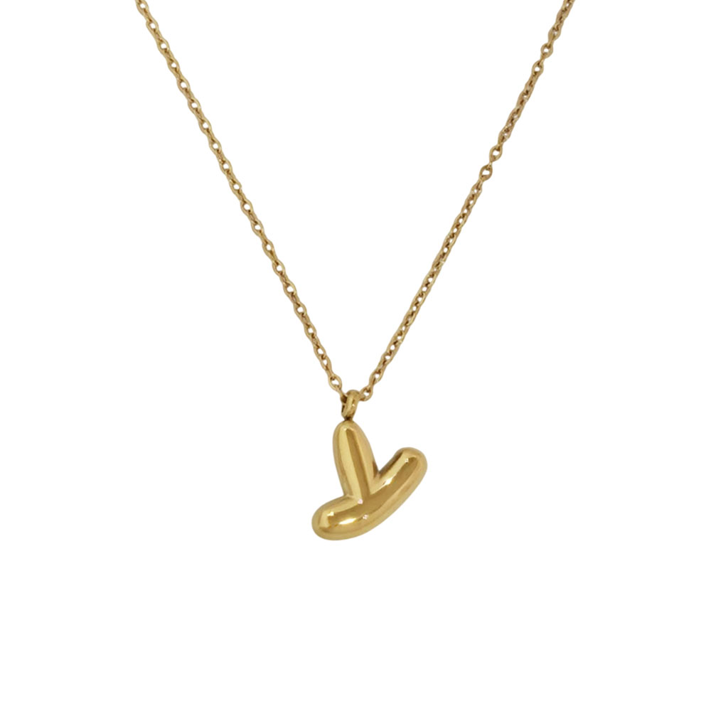Γυναικείο Ατσάλινο Κολιέ Μονόγραμμα "Z"- Women's Steel Necklace Monogram "Z"