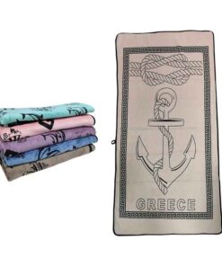Πετσέτα θαλάσσης Greece Με Άγκυρα 140x70cm - Beach towel