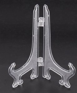Διάφανη Πλαστική Βάση Κορνίζας 13x10cm 2τμχ - Clear Plastic Frame Stand 2pcs