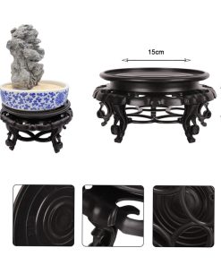 Βάση Γλάστρας Καφέ - Pot Base Vase Stand