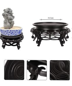 Βάση Γλάστρας Καφέ 19cm - Pot Base Vase Stand