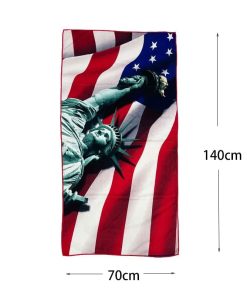 Πετσέτα θαλάσσης με το Άγαλμα της Ελευθερίας 140x70cm - Beach towel