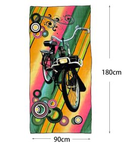 Πετσέτα θαλάσσης με ποδήλατο 180x90cm - Beach towel