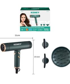 Kemey Km-2062 Επαγγελματικό Πιστολάκι Μαλλιών 1500W - Kemey Km-2062 Professional Hair Dryer 1500W