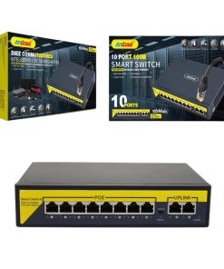 Andowl Q-JH07 Διακόπτης PoE δικτύου 10 θύρες 100Μ 100Mbps - 10 Port smart switch POE network cable powered