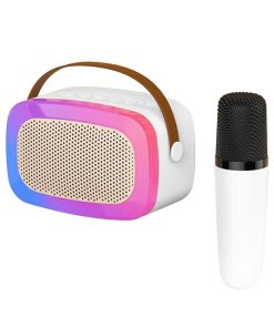 Ksong Artifact Karaoke-V66 Φορητό Ηχείο με Μικρόφωνο για Καραόκε - Karaoke Music Speaker 5W