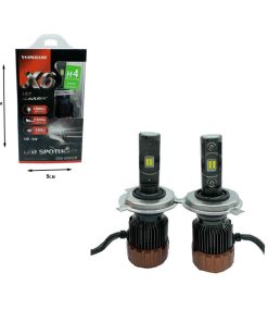 X6 Wenchang Λάμπα αυτοκινήτου H4 50W 12-24V 6000Κ - LED headlamp