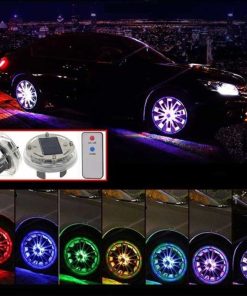 Διακοσμητικά φωτιστικά τροχών 4τμχ XF369 - Car wheel lights
