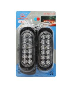 LED Φώτα όγκου φορτηγού Μπλε & Κόκκινο 9-30V - Boutique lights