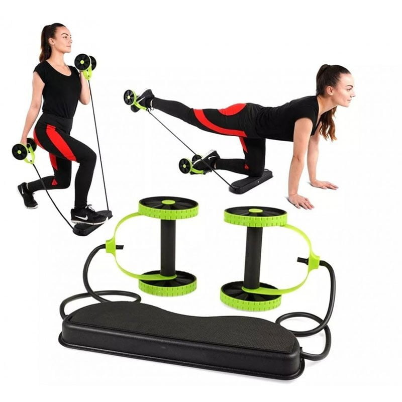 Όργανο γυμναστικής πολλαπλών χρήσεων αντίστασης με ρόδες και λάστιχα -Revoflex Xtreme - Image 3