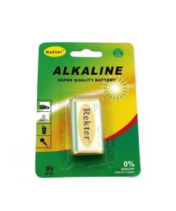 REKTER αλκαλική μπαταρία 9V – Alkaline super quality battery 6F22