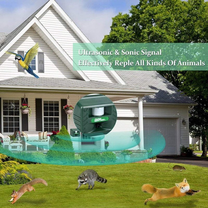 Απωθητικό Υπερήχων & Συναγερμός Αδιάβροχο Με Αισθητήρα Κίνησης - Farm Sentinel Ultrasonic Rereller - Image 3