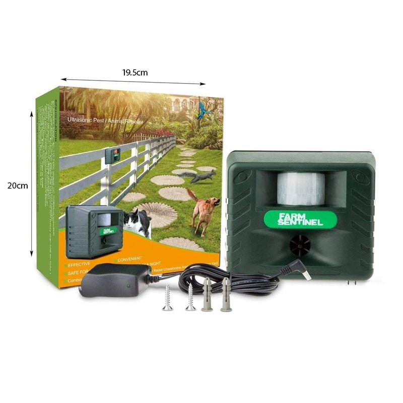 Απωθητικό Υπερήχων & Συναγερμός Αδιάβροχο Με Αισθητήρα Κίνησης - Farm Sentinel Ultrasonic Rereller - Image 7
