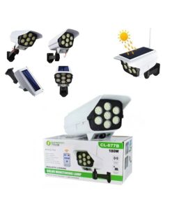 Ηλιακός Προβολέας σε Σχήμα Κάμερας με Αισθητήρα Κίνησης 180W CL-877B - Solar monitoring lamp