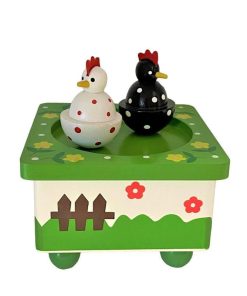 Ξύλινο Μουσικό Μαγνητικό Κουτί 10cm - Wooden music box