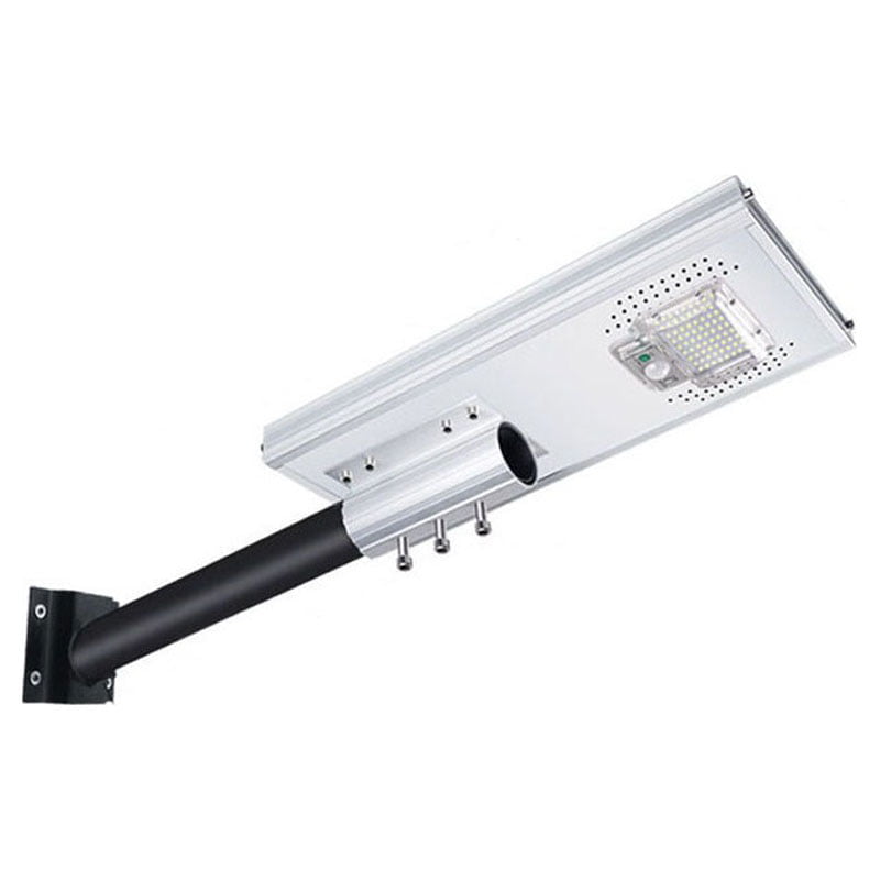 Στεγανό Ηλιακό Φωτιστικό Δρόμου IP65 με Ανιχνευτή Κίνησης, Αισθητήρα Φωτός και Τηλεχειριστήριο σε Ασημί Χρώμα JD-1950 - Image 3