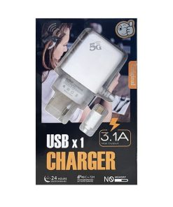 Φορτιστής USB 3.1A - USB cable