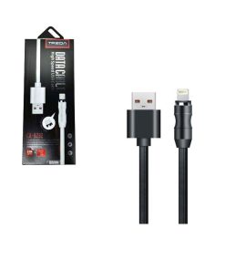 Treqa Μαγνητικό Αποσπώμενο Καλώδιο Γρήγορης Φόρτισης USB to Lightning Cable 1m CA-8232- Fast Charger Cable