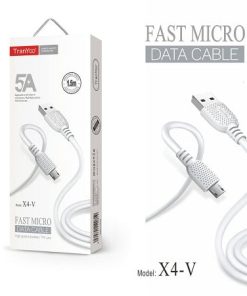 Tranyoo Καλώδιο Γρήγορης Φόρτισης 1.5m 5A 18W X4-V Micro - Micro Fast data cable