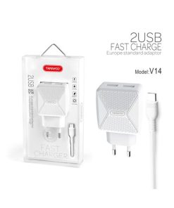 TRANYOO 5V γρήγορος φορτιστής 2USB 2.4A V14 – Fast charger