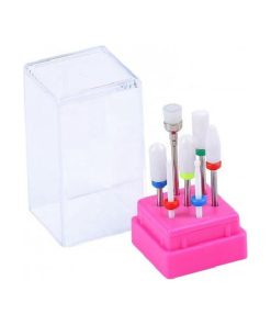 Φρεζάκια Νυχιών Σετ 7τεμ σε Κουτί Αποθήκευσης ΝΟ.286