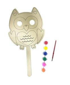 Ξύλινο σετ ζωγραφικής για παιδιά - Wooden painting set for children