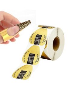 Φόρμα επιμήκυνσης νυχιών στρογγυλή 500τεμ - Nail form