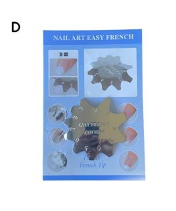 Στένσιλ Γαλλικού Νυχιών Nail Art Easy French – Μεταλλικό καλούπι γαλλικού
