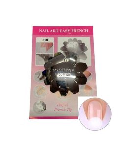 Στένσιλ Γαλλικού Νυχιών Nail Art Easy French – Μεταλλικό καλούπι γαλλικού