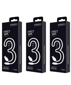 Treqa Καλώδιο USB σε lightning IOS 3m CA-8082 – USB-C to lightning cable