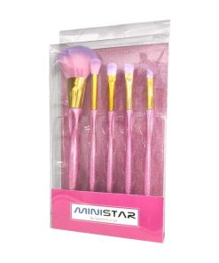 Mini star Σετ 5 Πινέλα Μακιγιάζ - Make-up brushes set