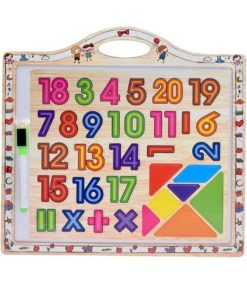 Εκπαιδευτικός ξύλινος πίνακας - Educational Wooden Handheld Sketchpad Toy