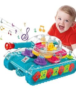 YJTOYS Παιδικό παιχνίδι τανκ με μουσική και φως 3+ - Gear tank for kids YJ388-17