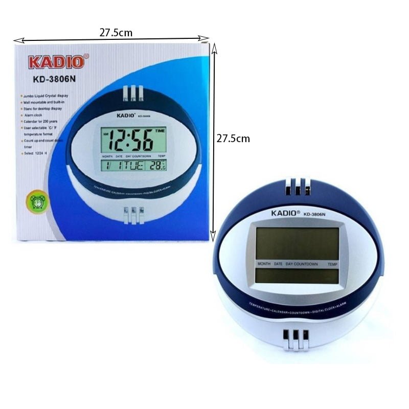 Kadio Ψηφιακό Ρoλόι - Digital Clock KD-3806N - Image 3