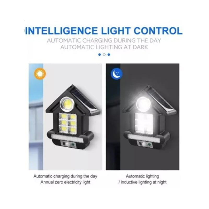 Ηλιακός λαμπτήρας με αισθητήρα κίνησης CL-S180 81LED - Solar sensor light - Image 4