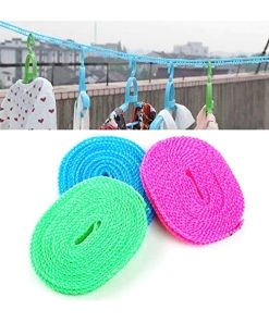Σχοινί Απλώματος Ρούχων σε Κρεμάστρες 5m - Clothes line hanger stop rope