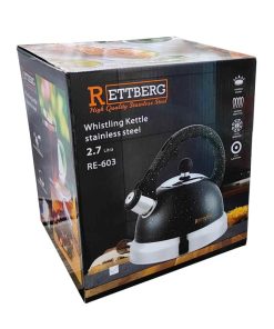 Rettberg Τσαγιερό από Ανοξείδωτο Ατσάλι 2.7L RE-603 - Whistling Kettle Stainless Steel