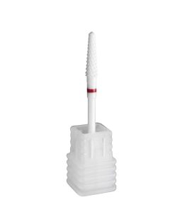 Κεραμικό φρεζάκι κόκκινο Β18 - Ceramic nail drill bit