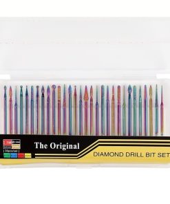 Σετ Φρεζάκια για τροχό νυχιών μανικιούρ πολύχρωμα 30τεμ.- Diamond drill bit set