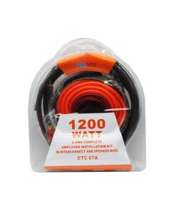 PERVOI σετ καλωδίων ενισχυτή αυτοκινήτου 1200W CTC67A - Amplifier installation kit interconnect and speaker wire
