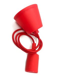 Κρεμαστό φωτιστικό με καλώδιο ντουί - E27 Fabric Flex Ceiling Light