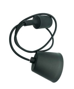 Κρεμαστό φωτιστικό με καλώδιο ντουί - E27 Fabric Flex Ceiling Light